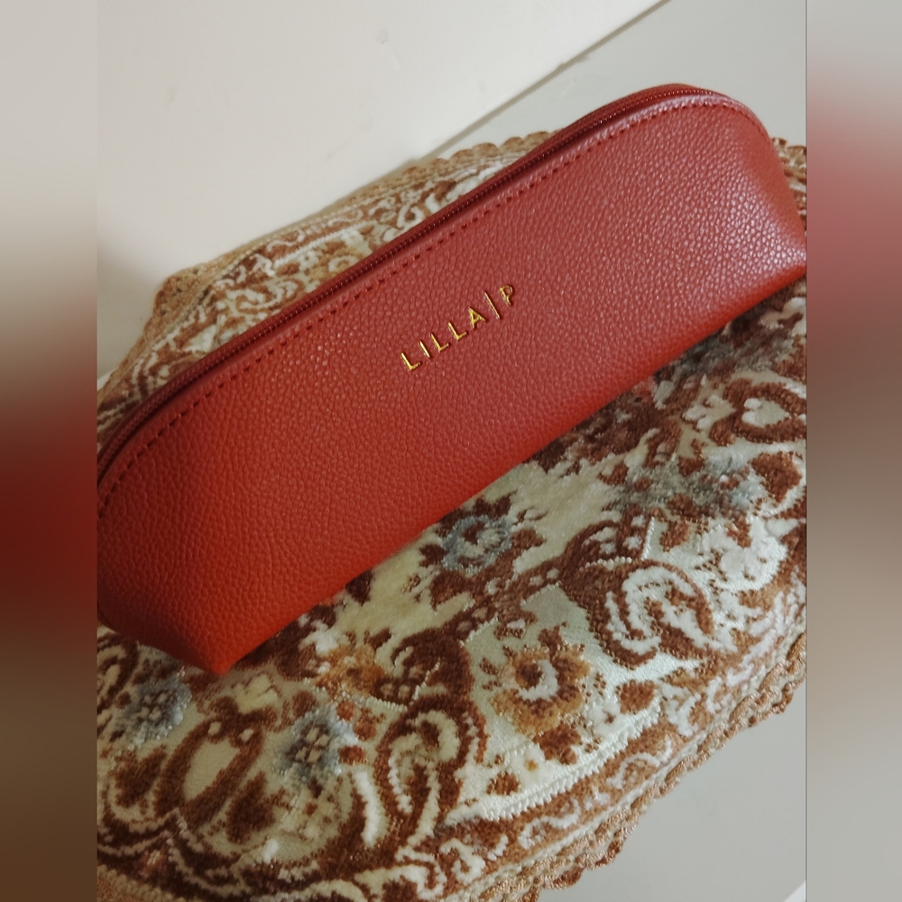 Lilla P Brick Red Leather Case